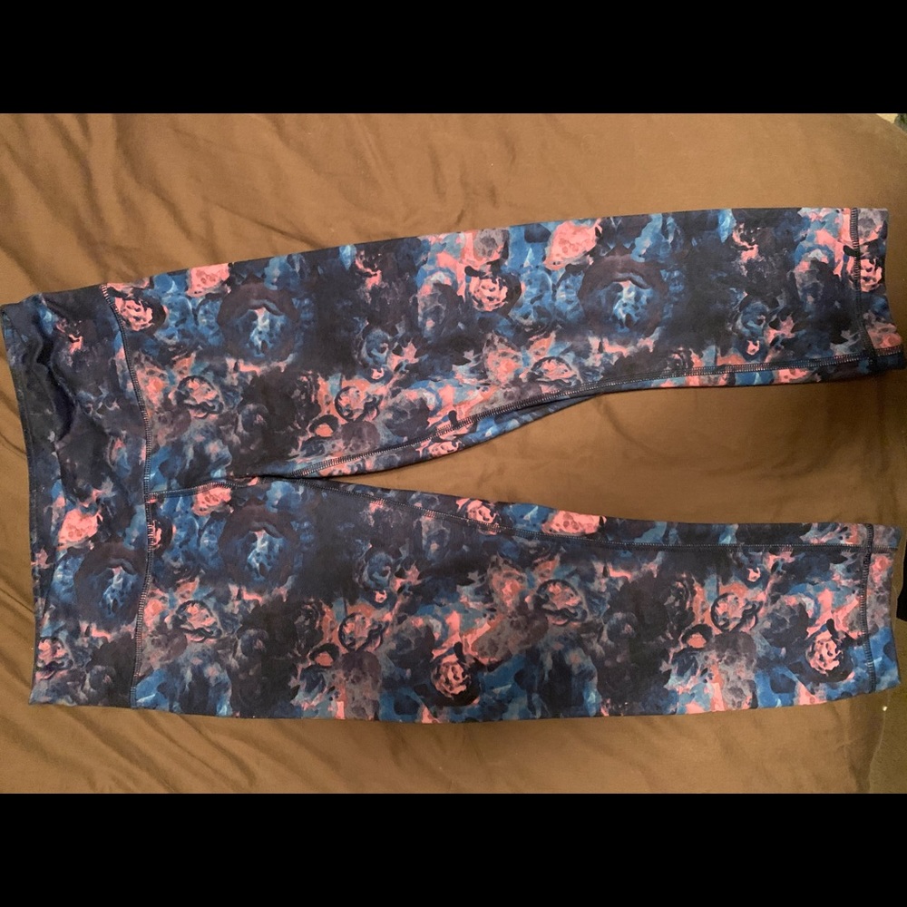 Lululemon wunder under 3/4 length size 8